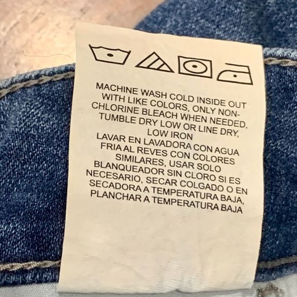 NWT Riders By Lee blue denim stretch Jean Bermuda shorts Womens Sz 22W - Picture 8 of 9